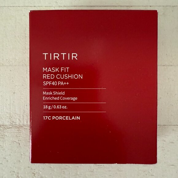 TIRTIR Mask Fit Red Cushion | 17C Porcelain | K-Beauty | SPF 40 PA++ | BNIB - Picture 1 of 4